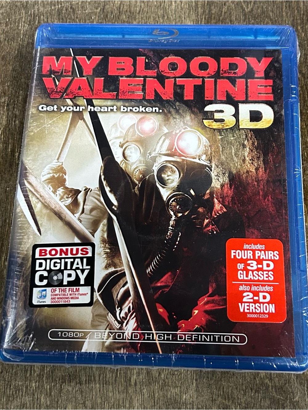 Warner Bros. My Bloody Valentine 3D. Blu-ray 3D NWT
